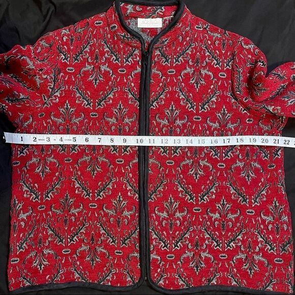 Studio Works Red Zip Jacket - Picture 6 of 8